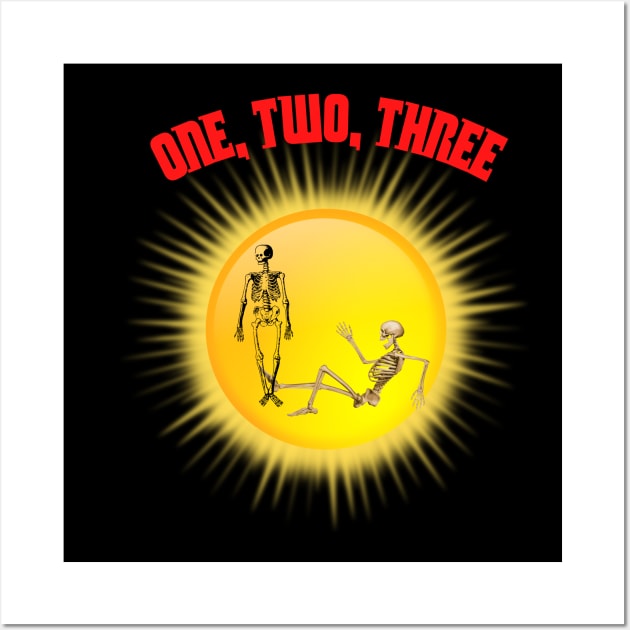 one two three Sun Wall Art by Flower Queen